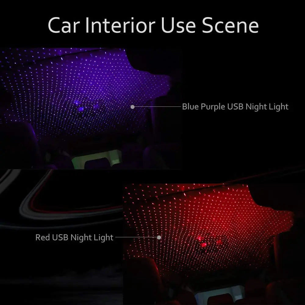 Mini LED Star Projector for Car Roof & Room Ceiling — additional angle