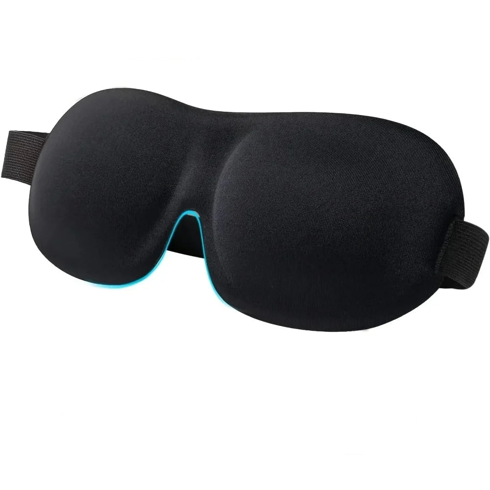 3D Memory Foam Sleep Mask — Light-Blocking Travel Eye Cover — product photo