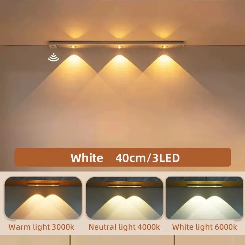 Ultra-Thin LED Under Cabinet Light with Motion Sensor — 3 Color Modes — product photo