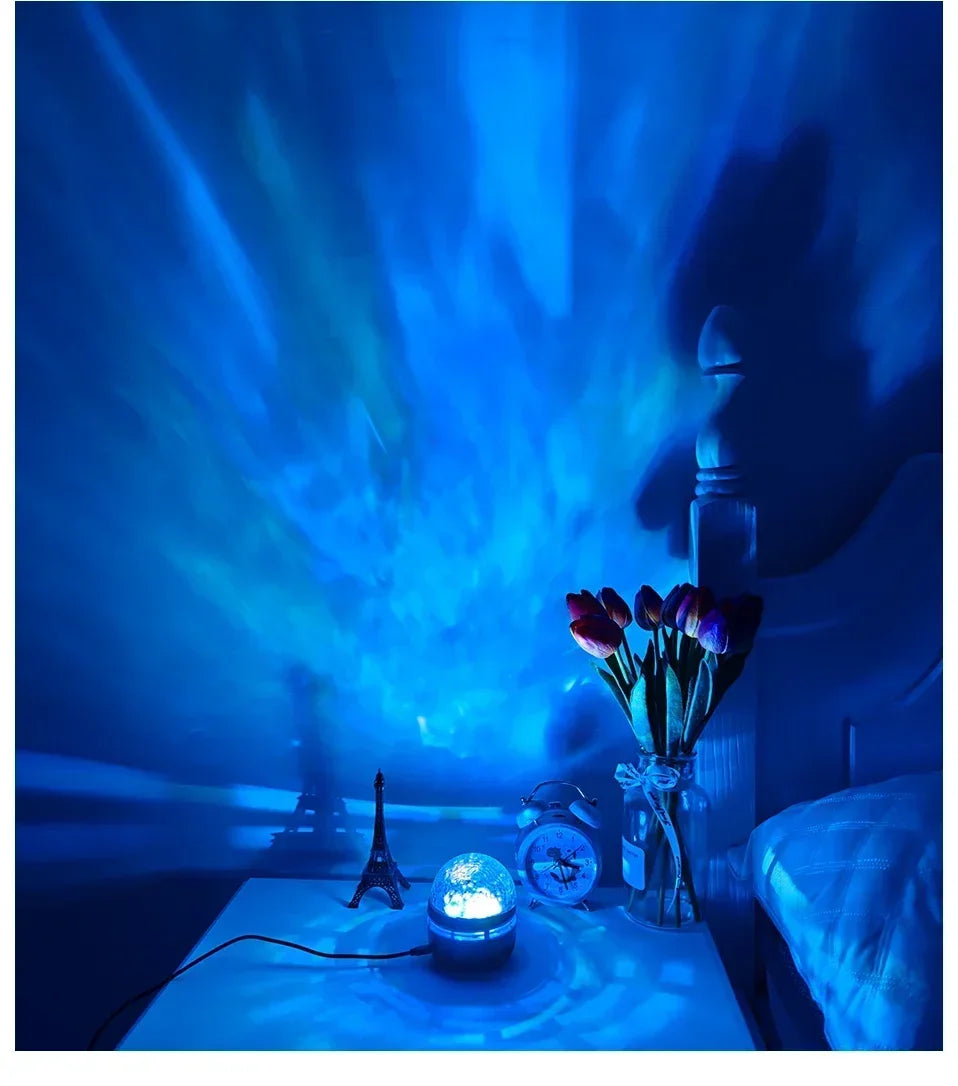 LED Galaxy Projector Night Light with Remote Control — packaging