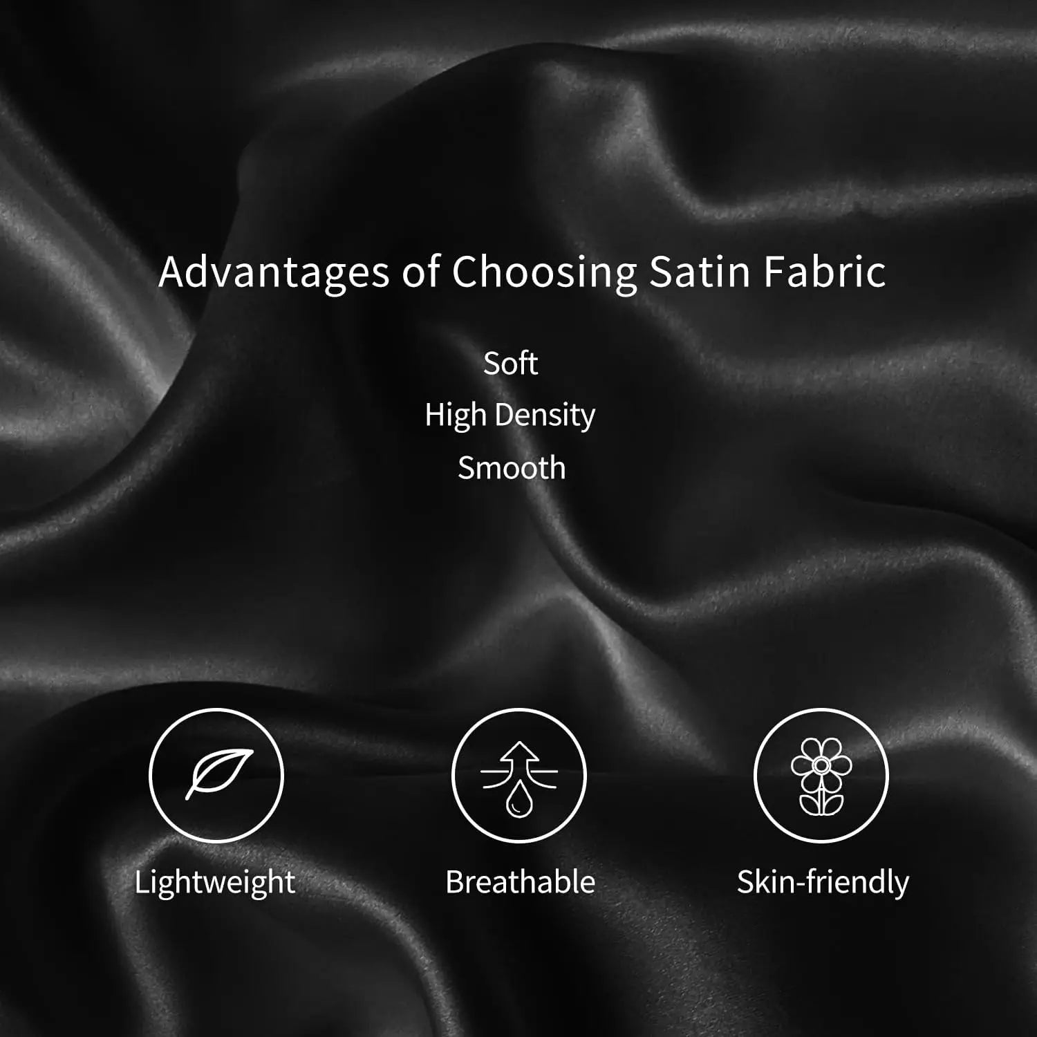 Satin Silk Pillowcase Set of 2 — Standard Size — product photo