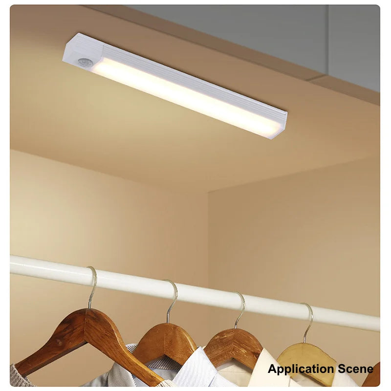 Rechargeable Magnetic LED Bar Light with Motion Sensor shown in use