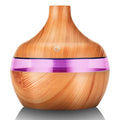 300ml Wood-Look Ultrasonic Aroma Diffuser & Humidifier shown in use
