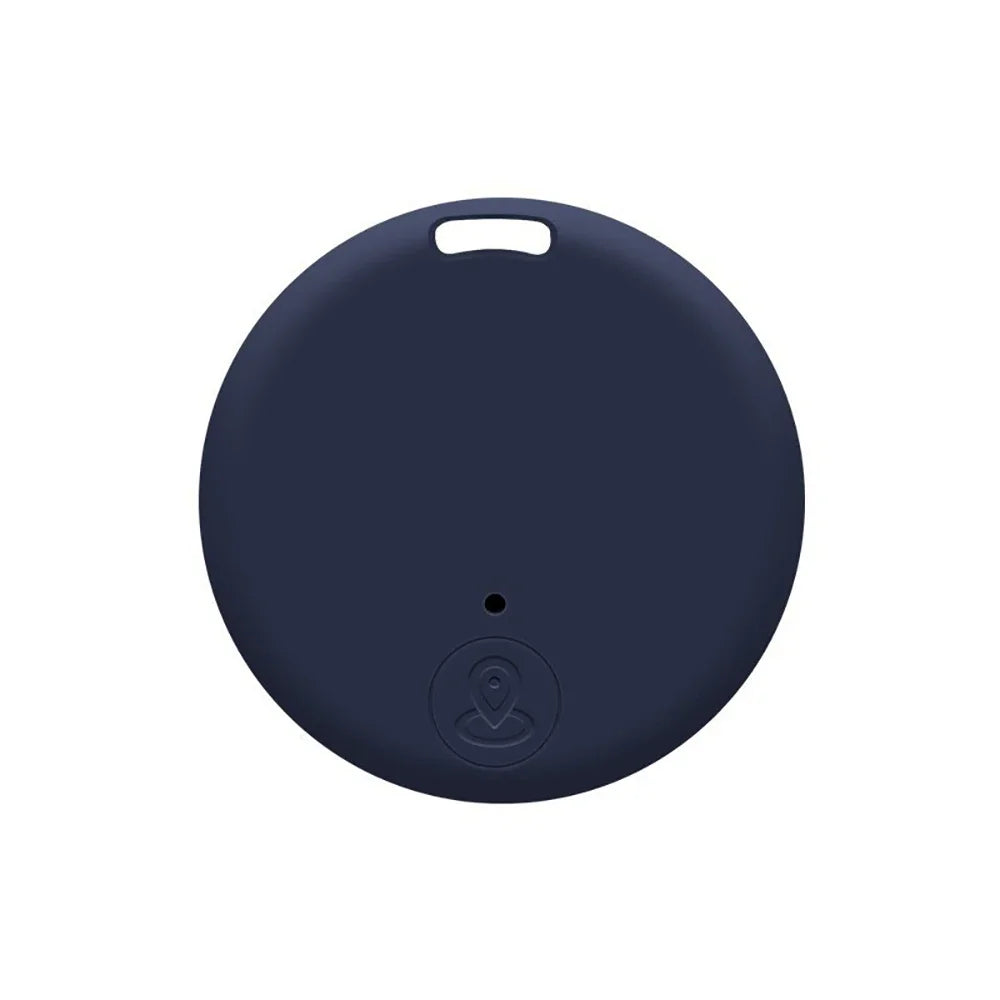 Bluetooth smart tracker button and speaker close-up detail