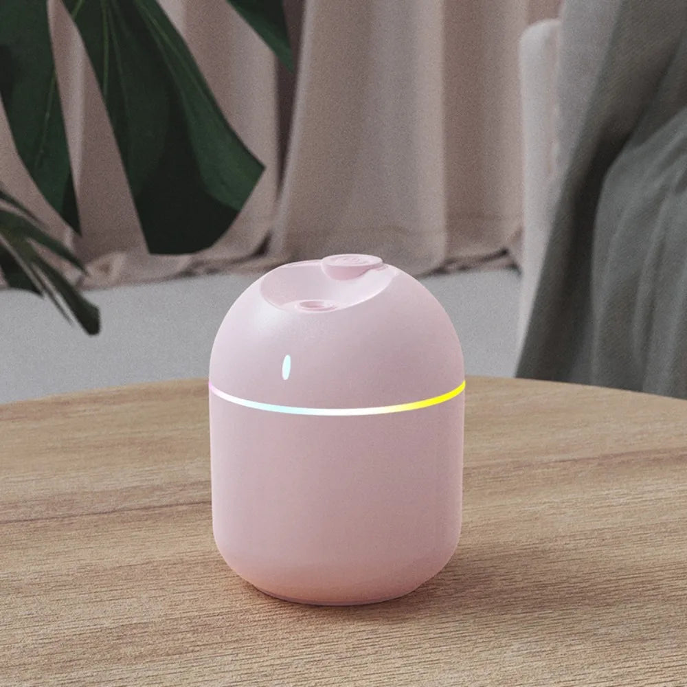 270ml USB Aroma Humidifier with LED Night Light & Auto Shut-Off — detail close-up
