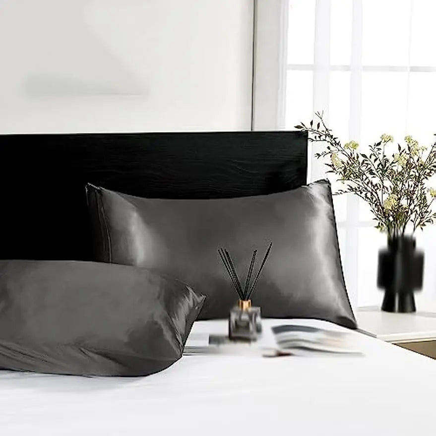 Satin Silk Pillowcase Set of 2 — Standard Size — color and size options