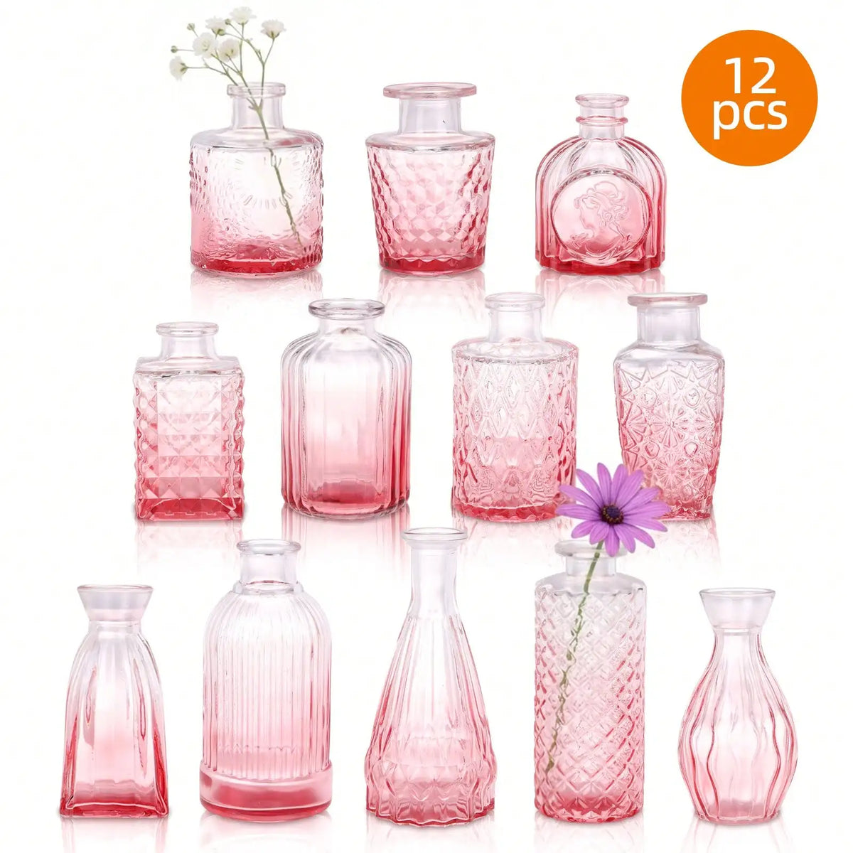Golden Hour Gradient Vase Set