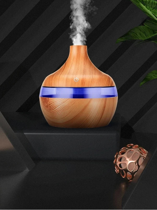 300ml Wood-Look Ultrasonic Aroma Diffuser & Humidifier — packaging