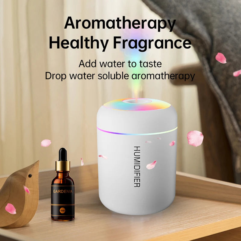 180ml Mini USB Aroma Diffuser & Humidifier for Car and Home shown in use