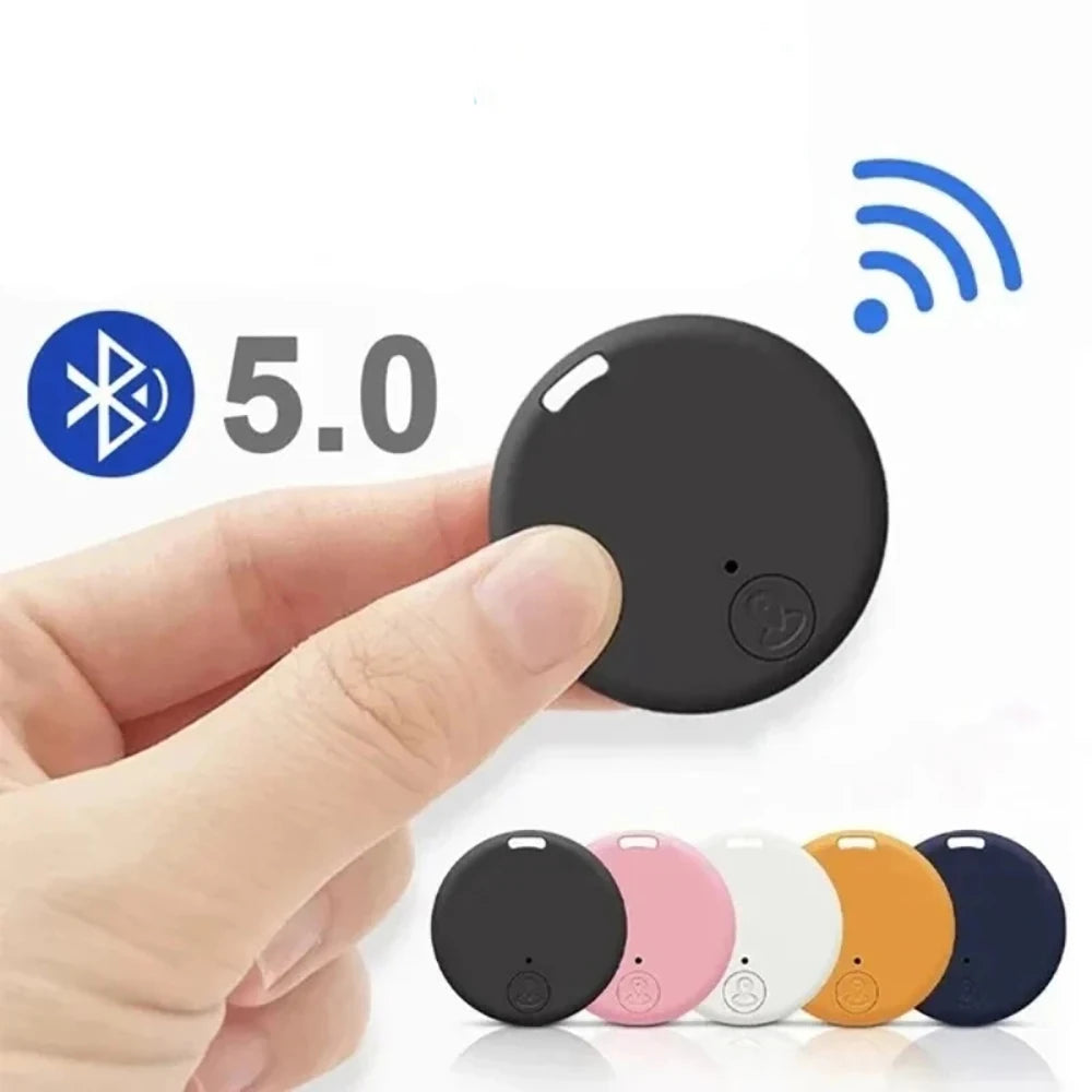 Bluetooth smart tracker attached to keys and wallet