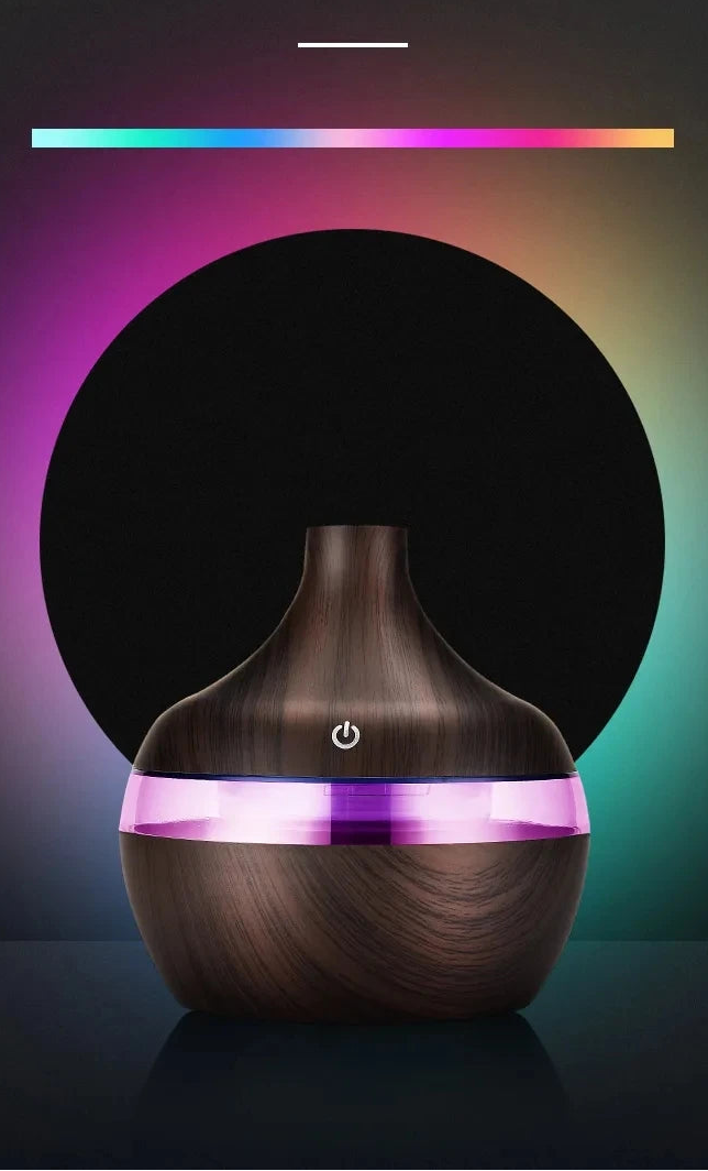 300ml Wood-Look Ultrasonic Aroma Diffuser & Humidifier — additional angle