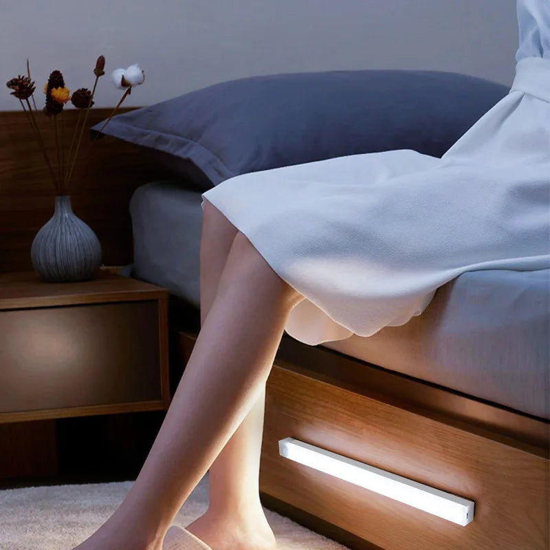 Rechargeable Magnetic LED Bar Light with Motion Sensor — detail close-up