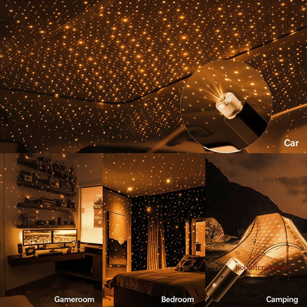 Mini LED Star Projector for Car Roof & Room Ceiling — product photo
