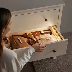 Ultra-Thin LED Under Cabinet Light with Motion Sensor — 3 Color Modes — packaging