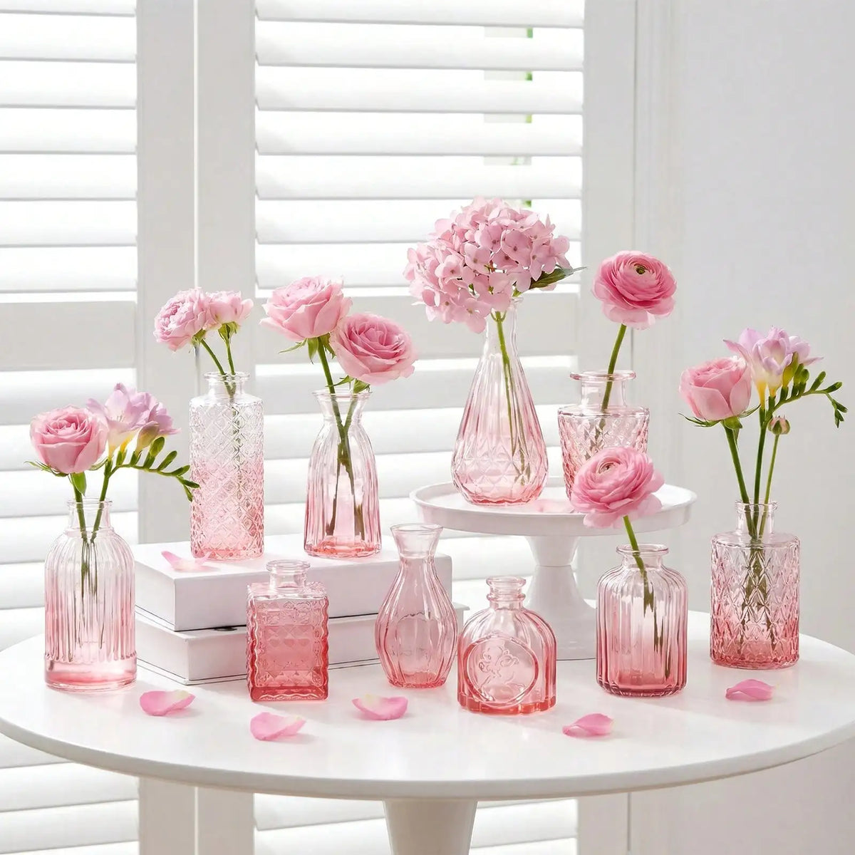 Golden Hour Gradient Vase Set