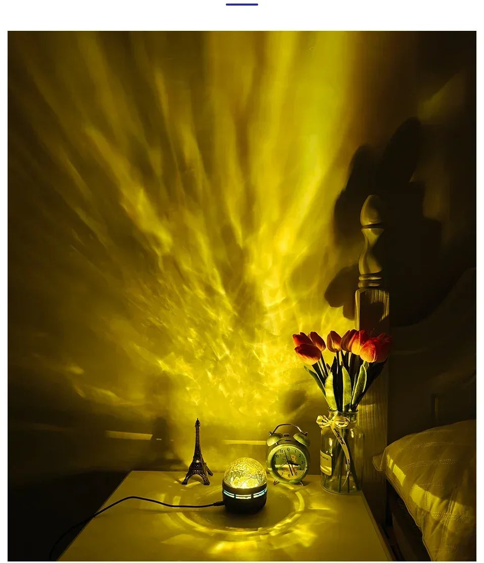 LED Galaxy Projector Night Light with Remote Control — product photo