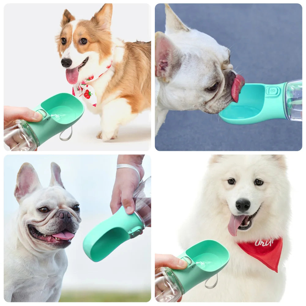 Portable Dog Water Bottle — Leakproof Travel Water Dispenser for Dogs & Cats — additional angle