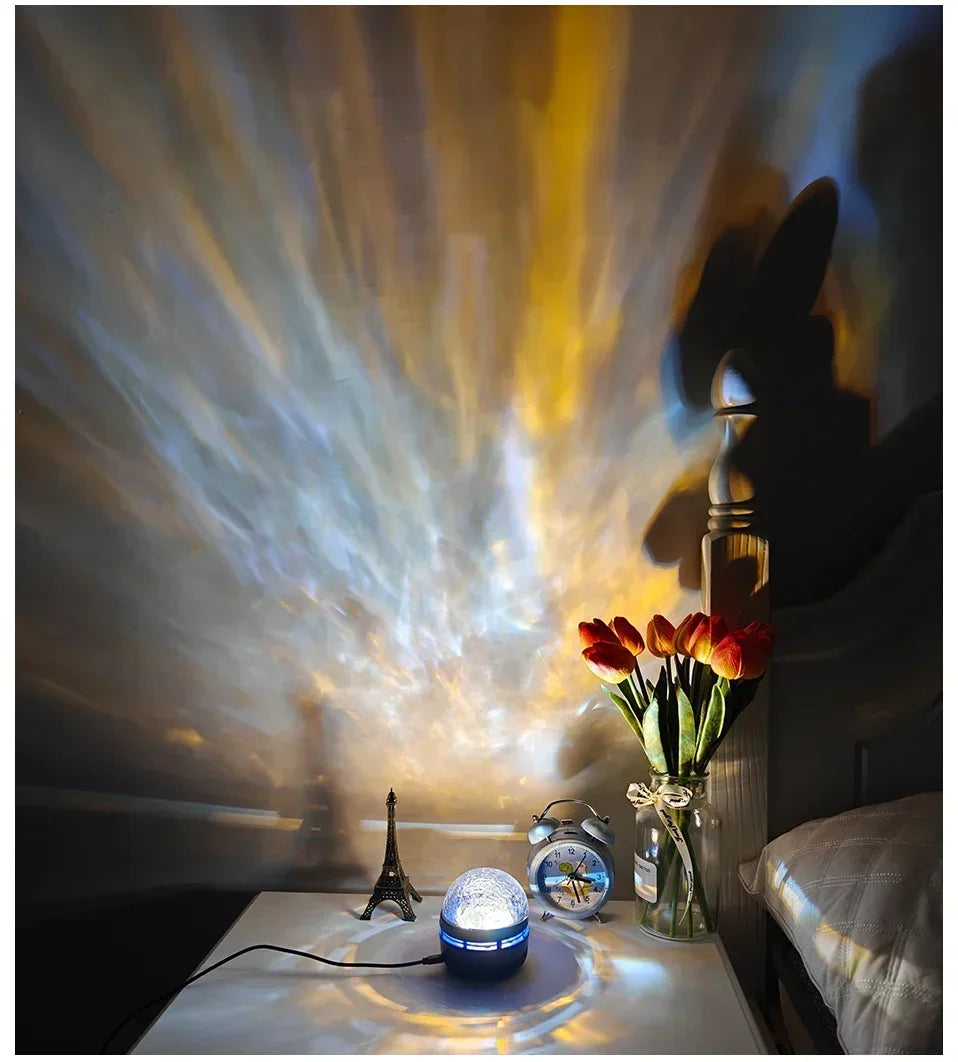 LED Galaxy Projector Night Light with Remote Control — lifestyle photo