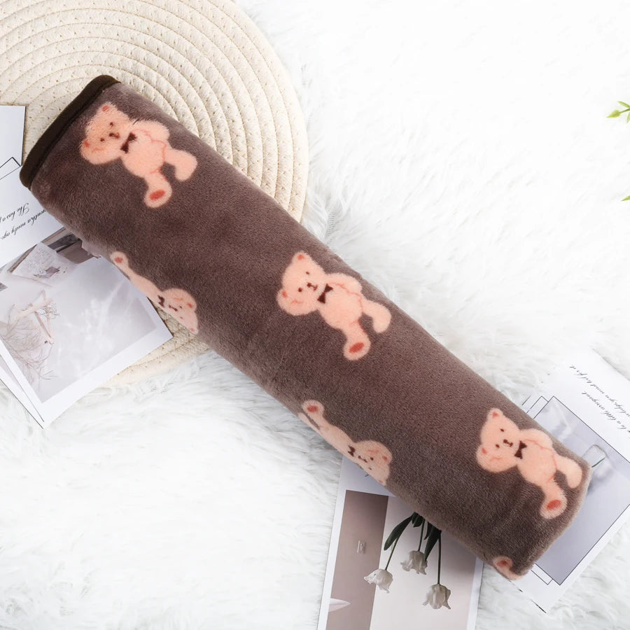 Soft Fleece Pet Blanket — Warm Paw Print Blanket for Dogs & Cats shown in use