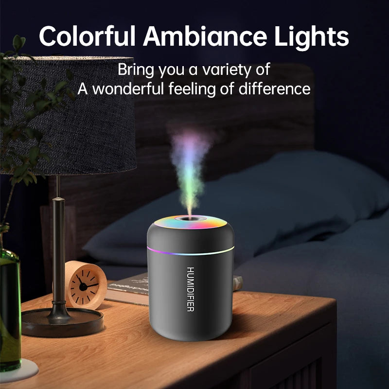 180ml Mini USB Aroma Diffuser & Humidifier for Car and Home — detail close-up