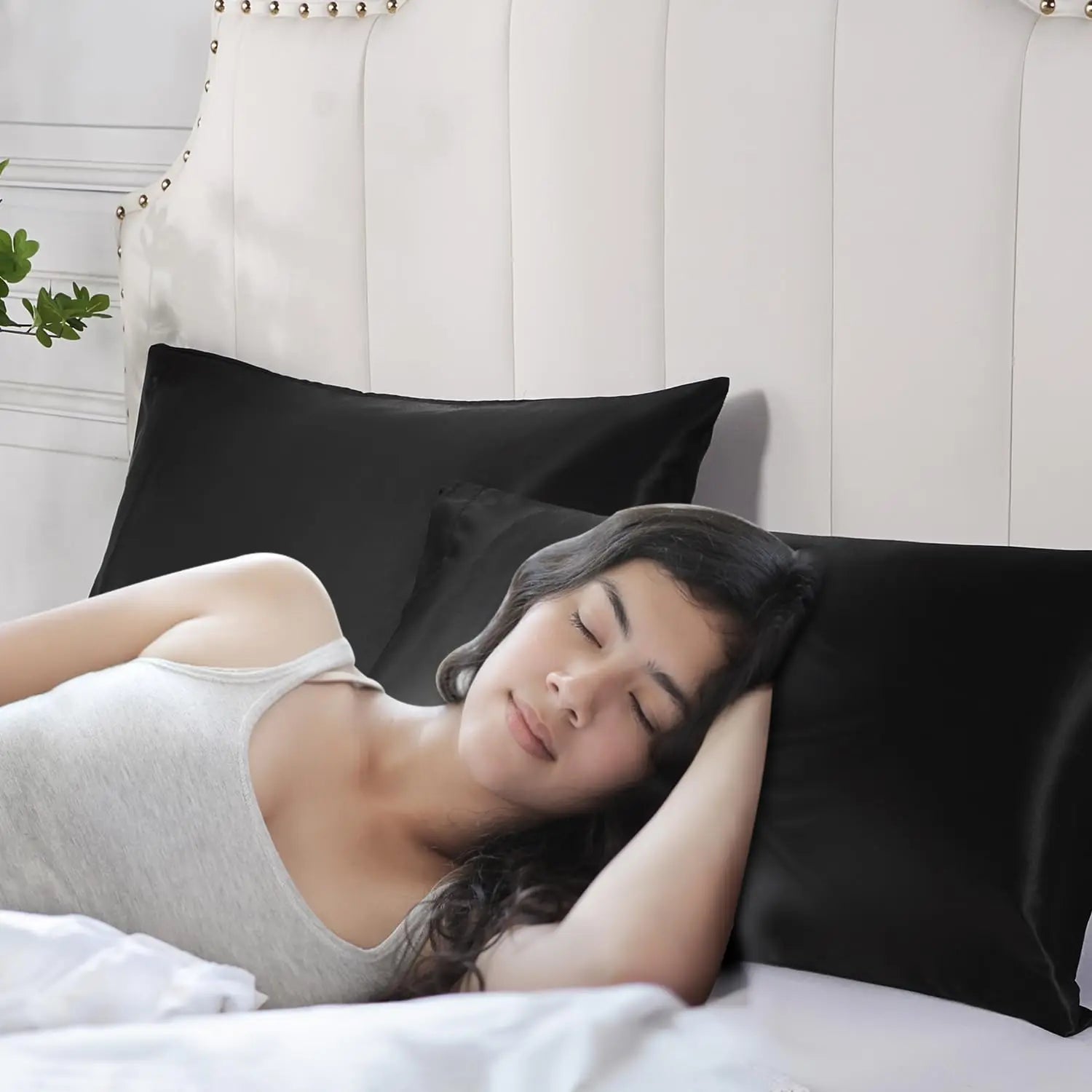 Satin Silk Pillowcase Set of 2 — Standard Size — packaging