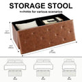 Golden Hour Storage Ottoman Bench