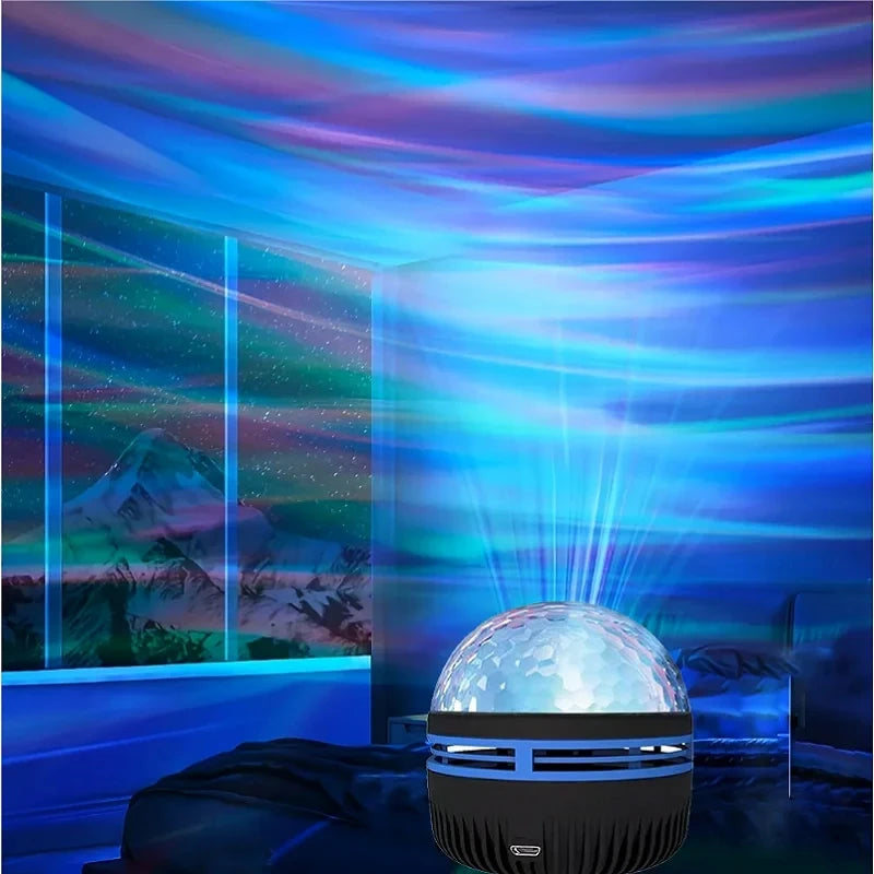 Star & Galaxy Projector with Ocean Wave Effect — 7 Color Patterns — lifestyle photo